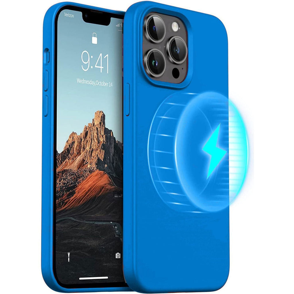 i13 Pro Max MS Silicone - Aqua