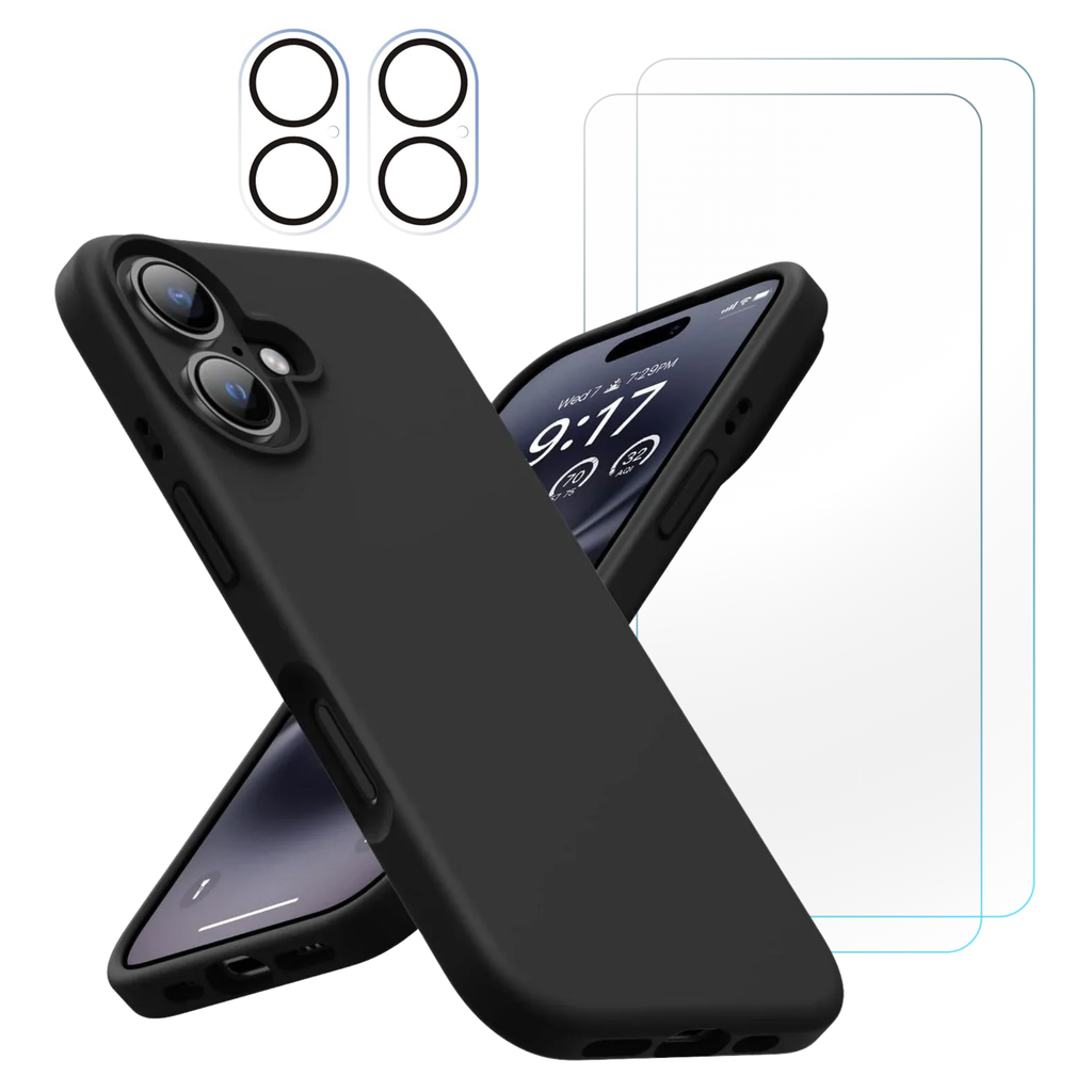 BUi16SiliconeBlack2TGClear2Cam