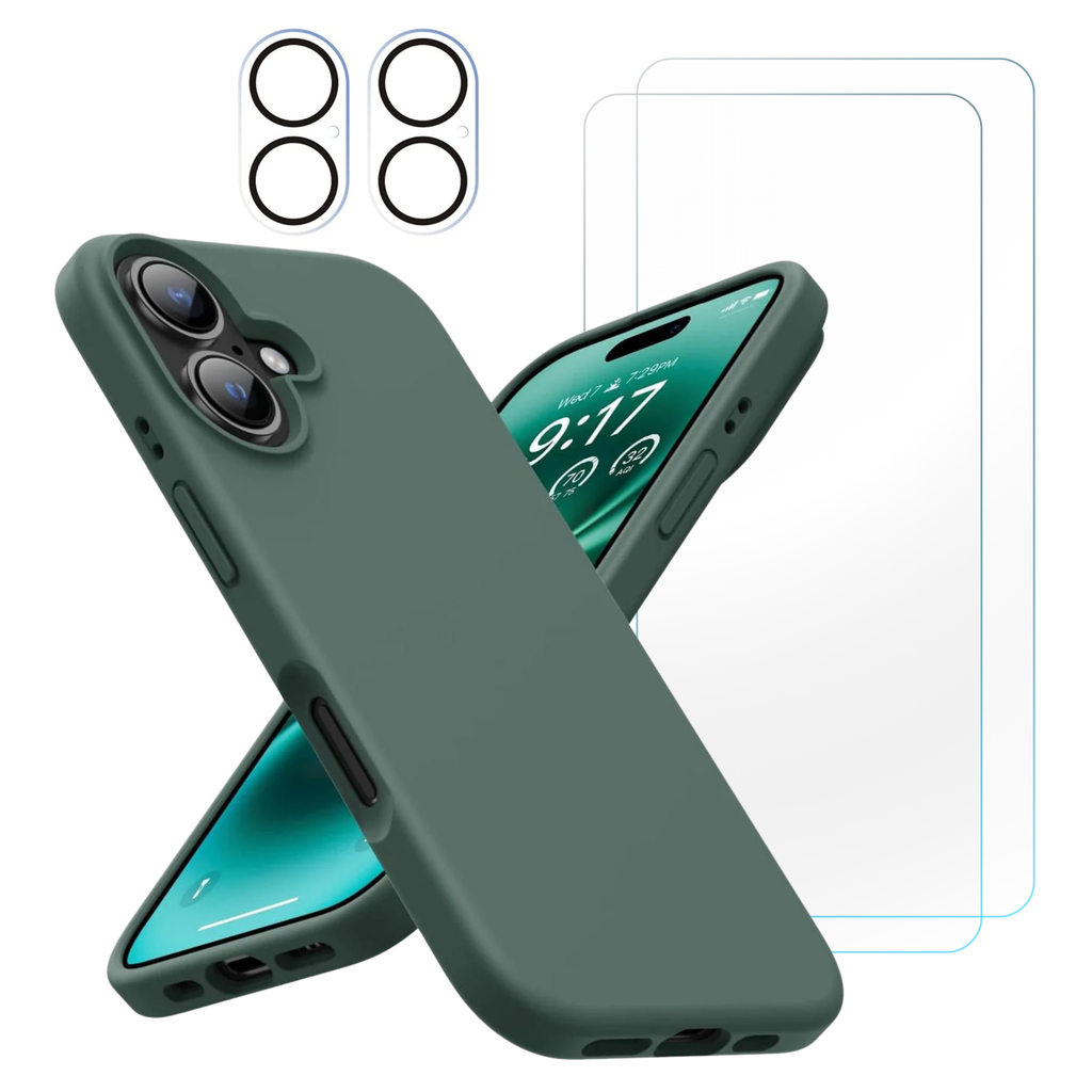 BUi16PlusSiliconeGreen2TGClear2Cam