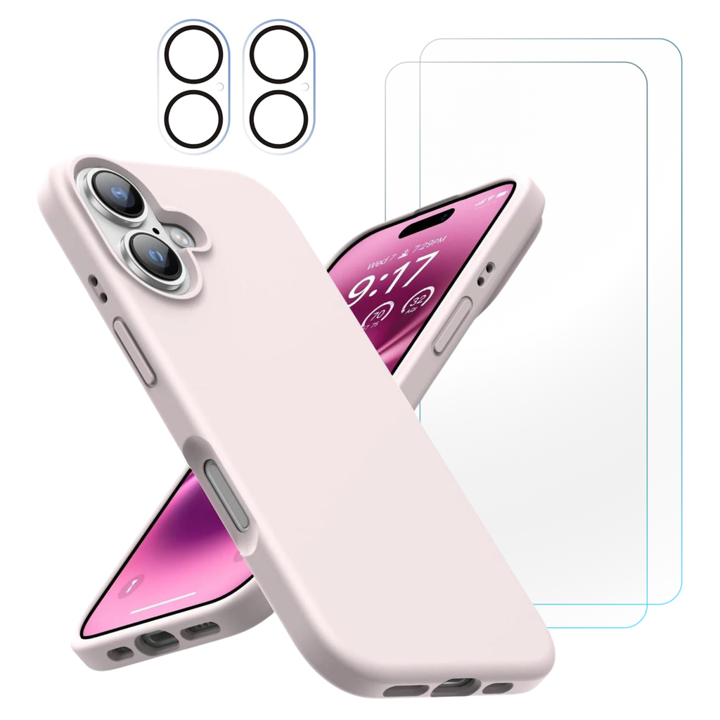 BUi16PlusSiliconeLightPink2TGClear2Cam