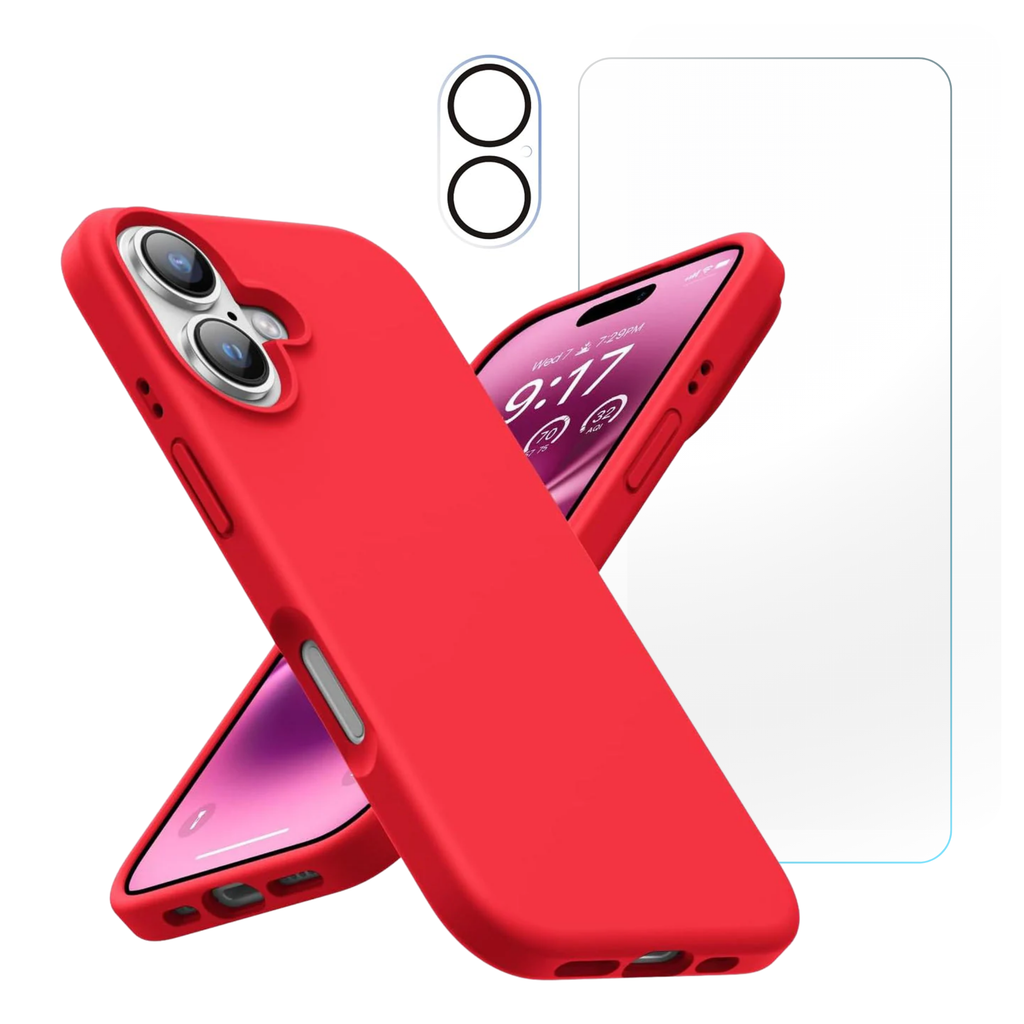 BUi16PlusSiliconeRed1TGClear1Cam