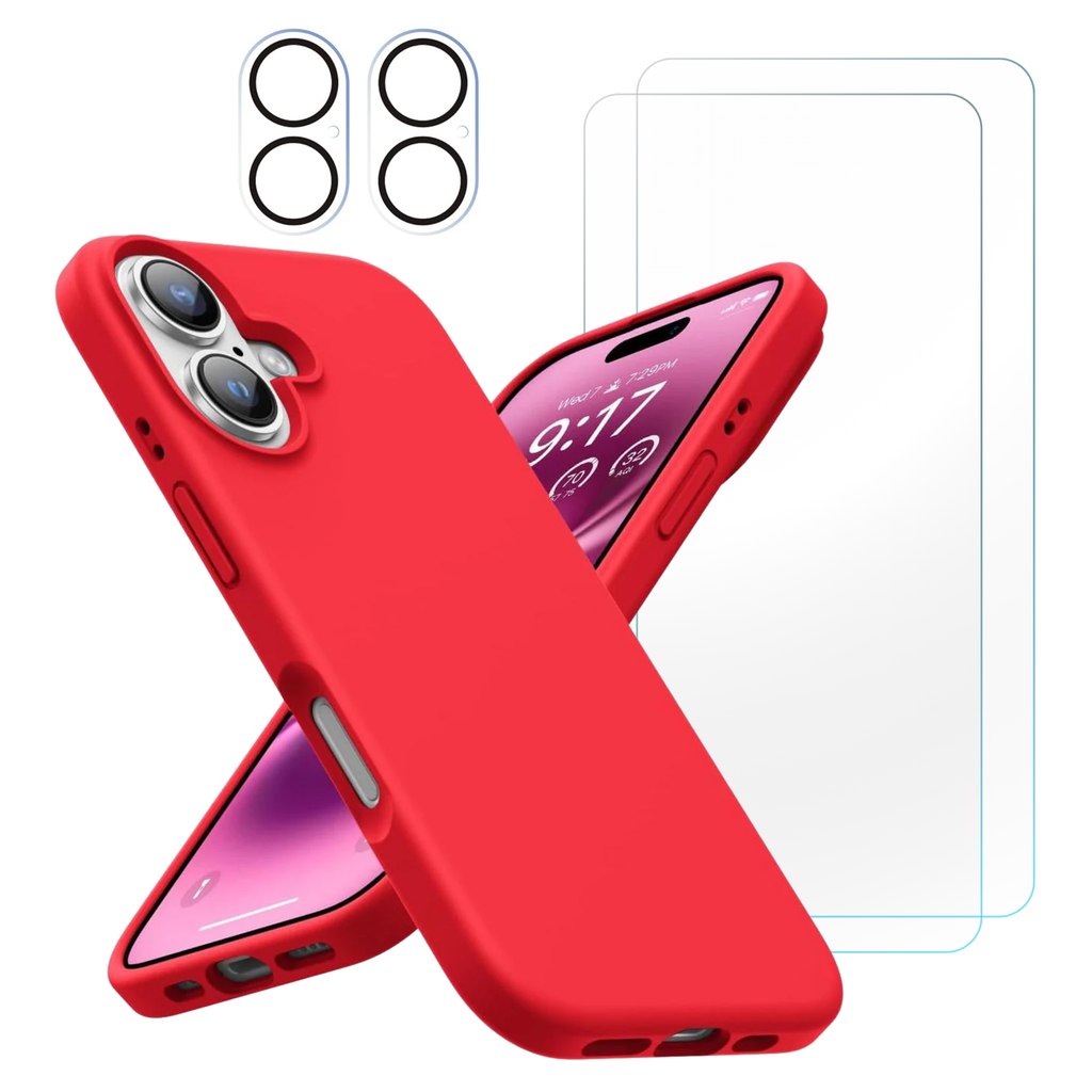 BUi16SiliconeRed2TGClear2Cam