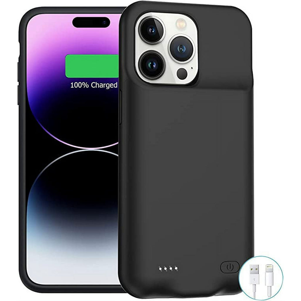 iP 14 Pro Max Charger Case - Black