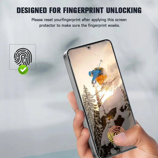 Entronix Samsung Galaxy S25 Plus Clear Screen Protector & Camera Lens Protector - 4 Piece Combo - Entronix