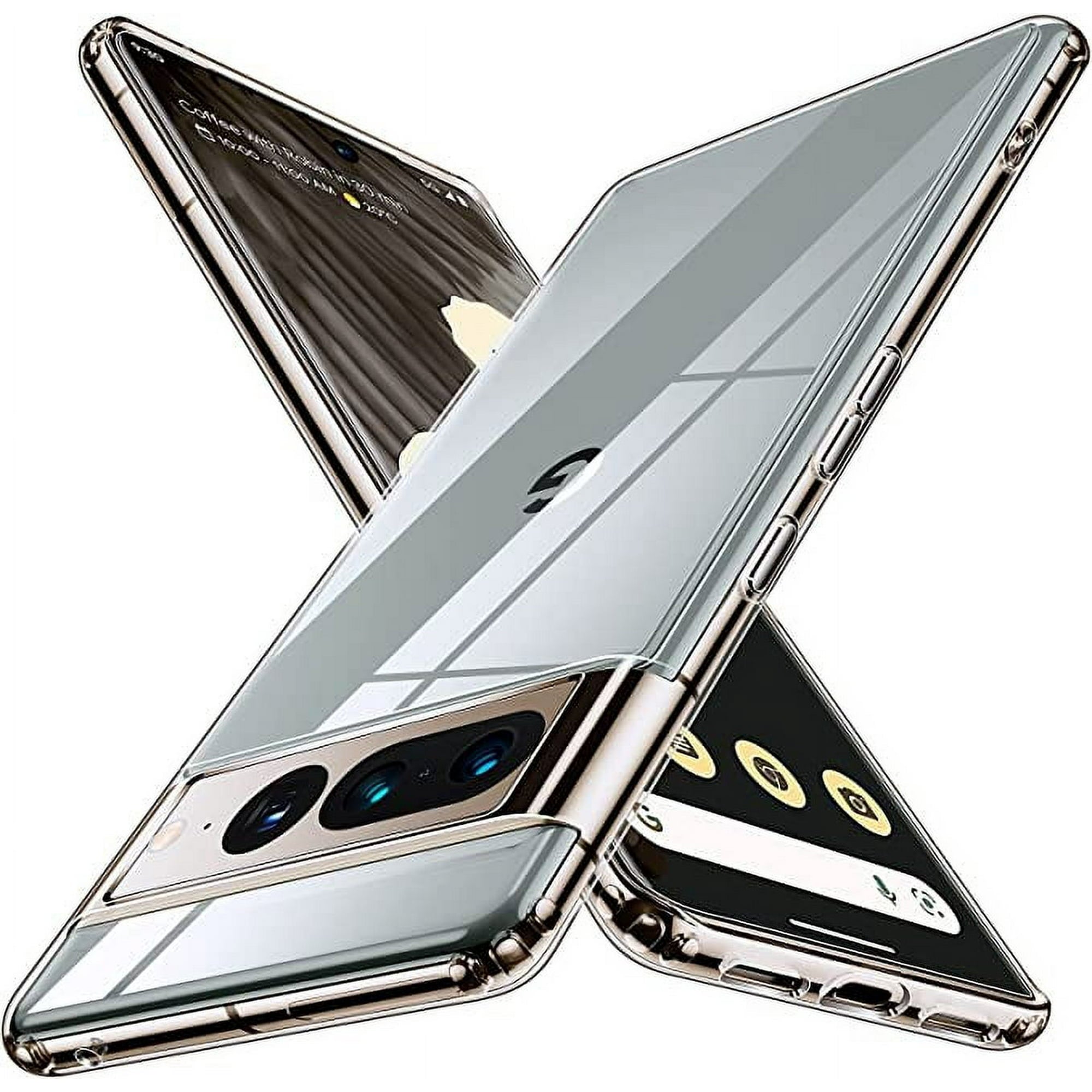 Entronix Case Compatible with Pixel 7 Pro - [Hard Back] Clear Cover