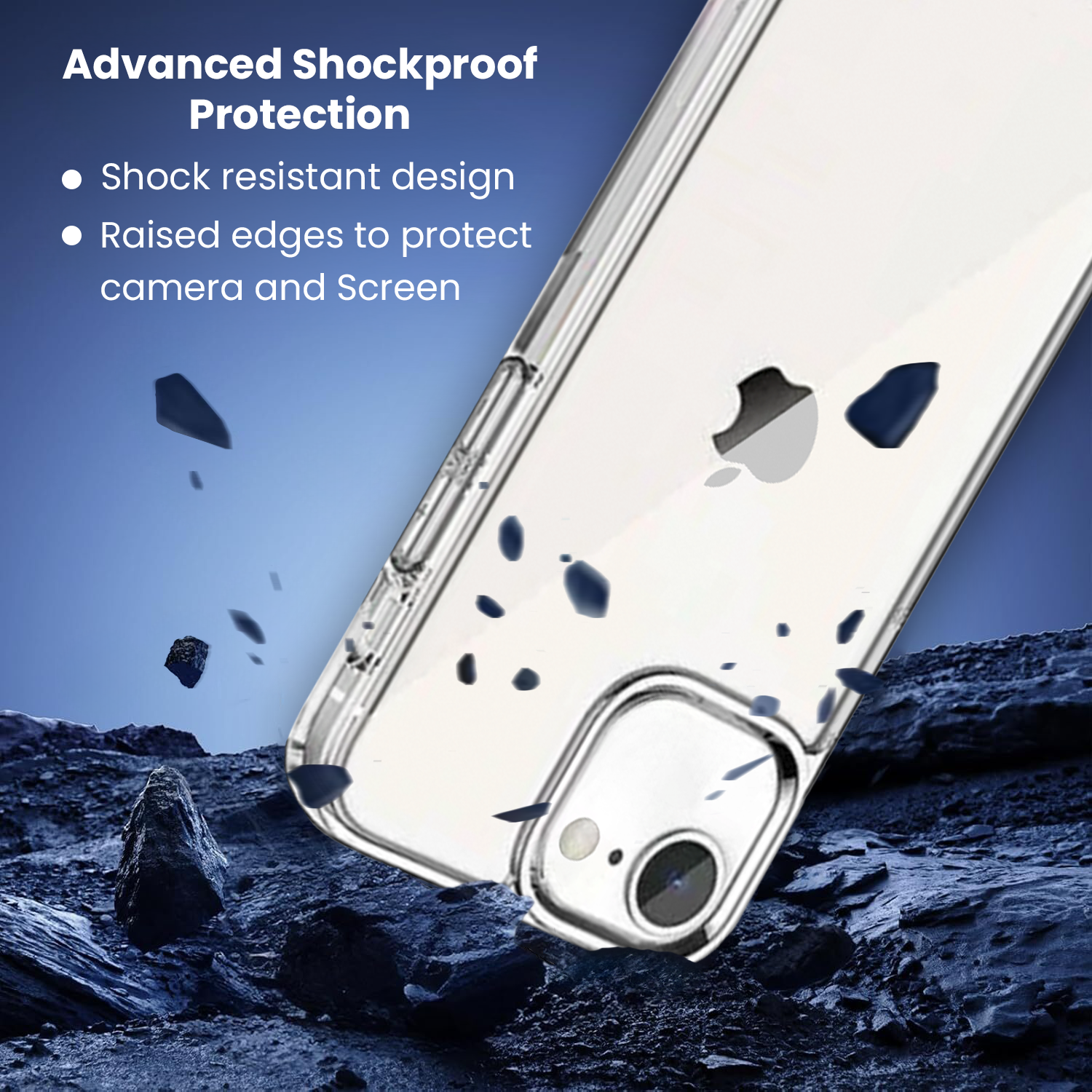Entronix Case Compatible with iPhone 17e - [Hard Back] Clear Cover ENTRONIX