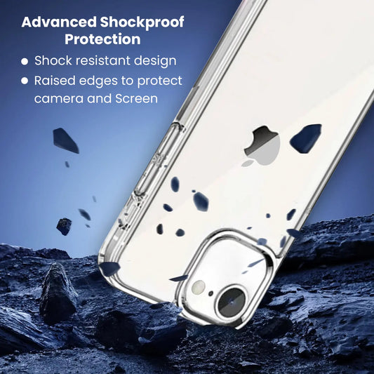 Entronix Case Compatible with iPhone 17e - [Hard Back] Clear Cover ENTRONIX