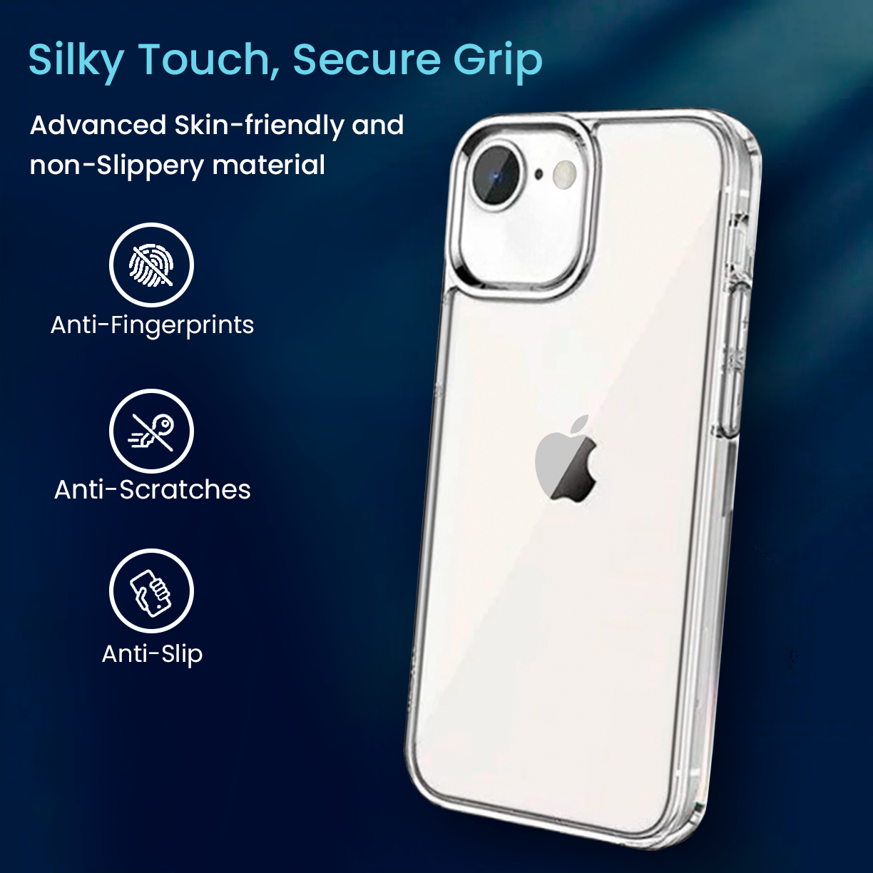 Entronix Case Compatible with iPhone 17e - [Hard Back] Clear Cover ENTRONIX