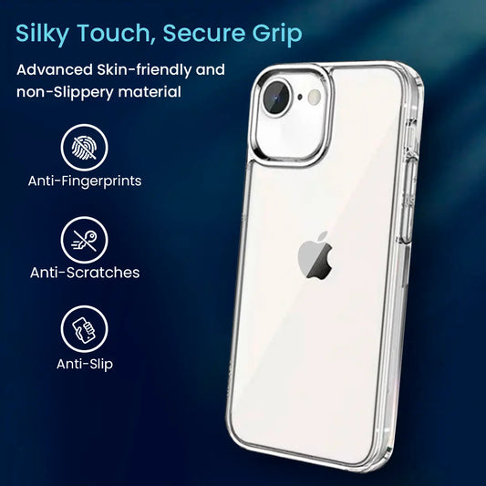 Entronix Case Compatible with iPhone 17e - [Hard Back] Clear Cover ENTRONIX