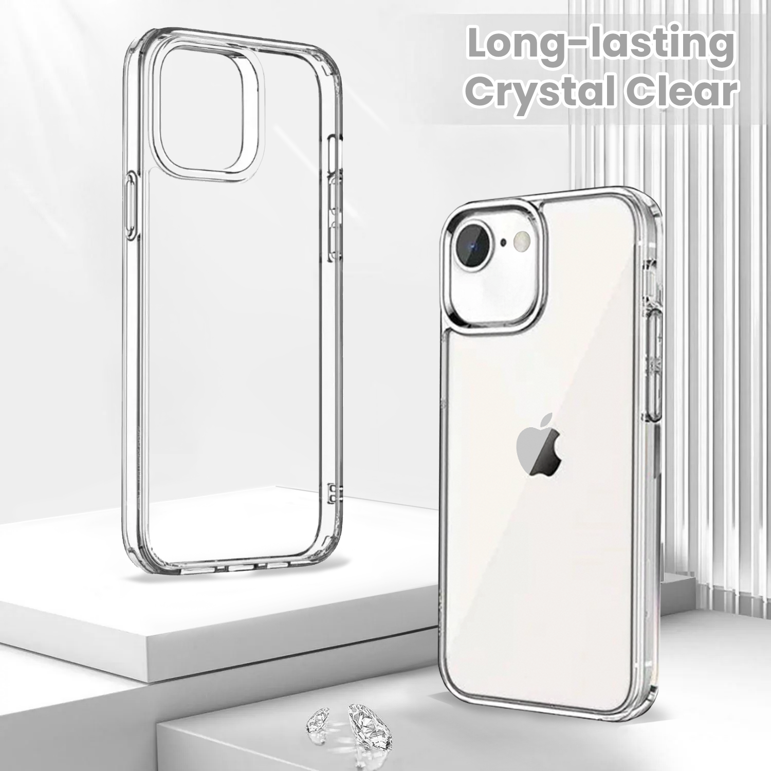 Entronix Case Compatible with iPhone 17e - [Hard Back] Clear Cover ENTRONIX
