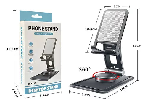 Entronix Adjustable Desktop Phone Stand - Table Phone Holder