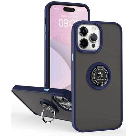 Entronix Apple iPhone 16 Pro Matte Case - Ring Holder, - Entro Retail