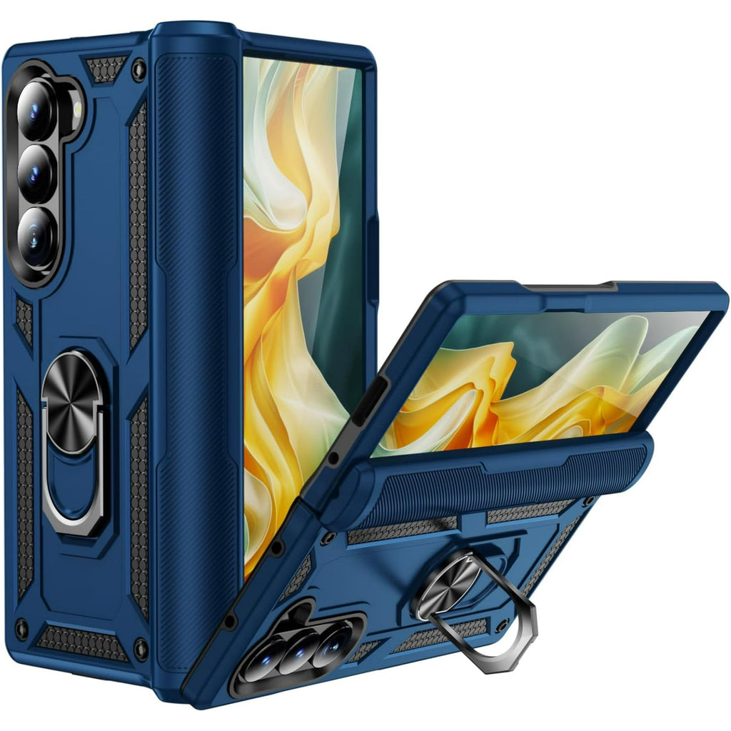 Entronix Samsung Galaxy Z Fold 6 Case - Guard Ring Holder, Dual Layer Protection - Entronix