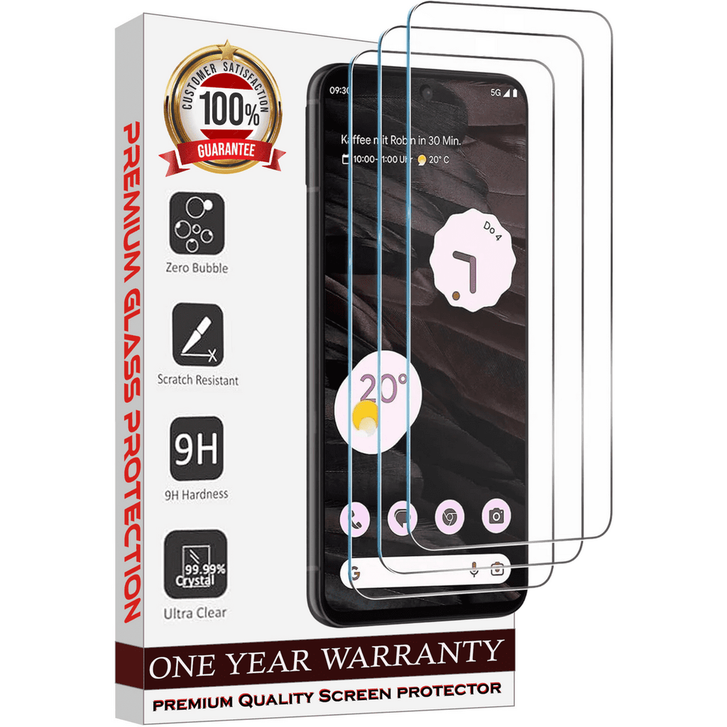 Entronix Clear Screen Protector Compatible with Galaxy A04 - 3-Piece Combo