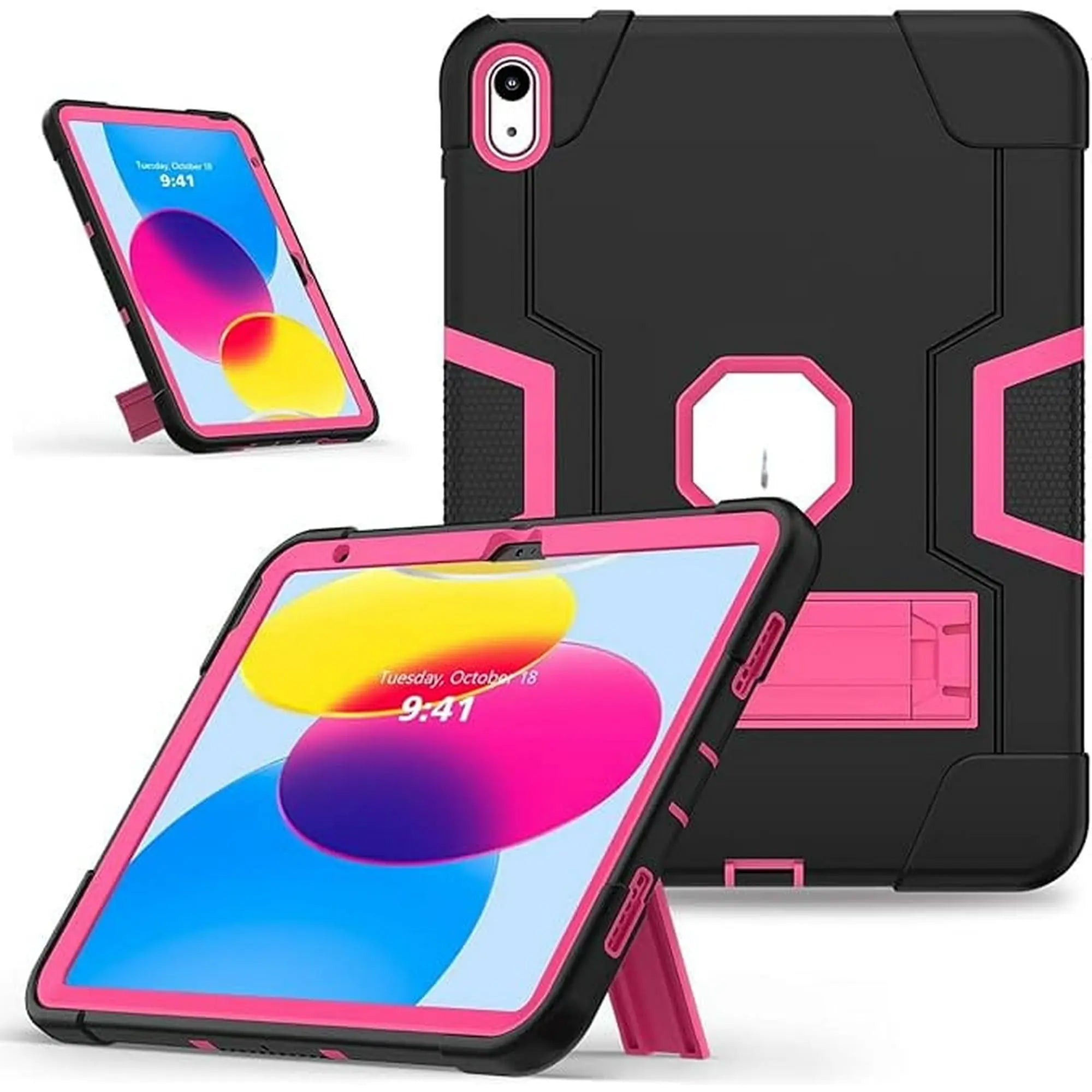iiPad Air 11inch 2024 Heavy Duty - Hot Pink
