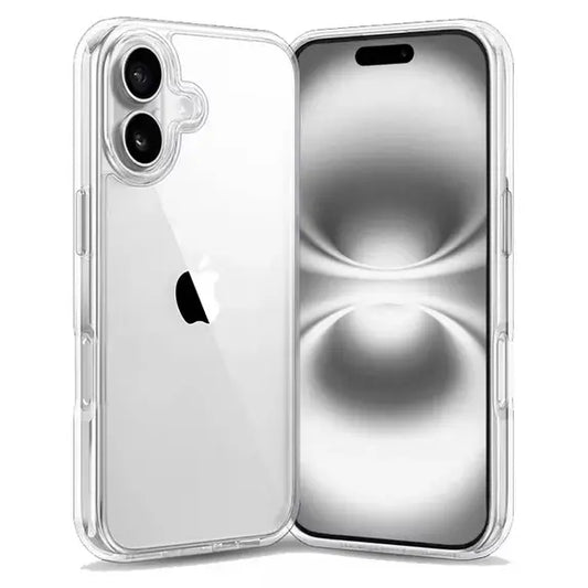 Entronix Case Compatible with iPhone 17 - [Hard Back] Thick Clear - Entronix