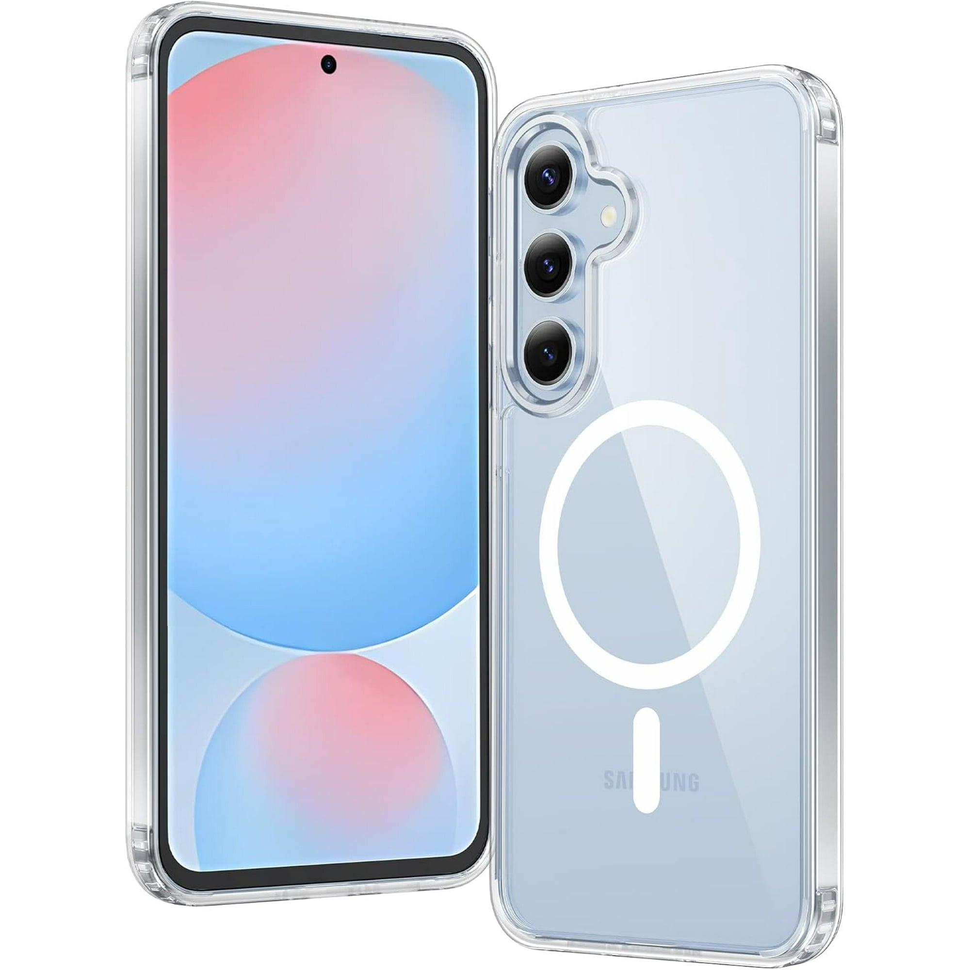 Entronix Samsung Galaxy S24 FE [Magnetic-Compatible] Crystal Clear Case - Sturdy - Entronix