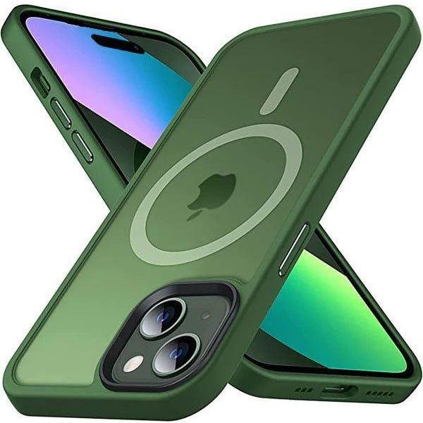 Entronix [Magnetic] Case Compatible with iPhone 14 Plus - Translucent Frosted Matte