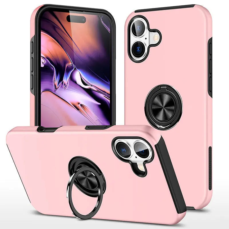 Entronix Apple iPhone 16 Case - 360º Circular Ring Holder, - Entro Retail