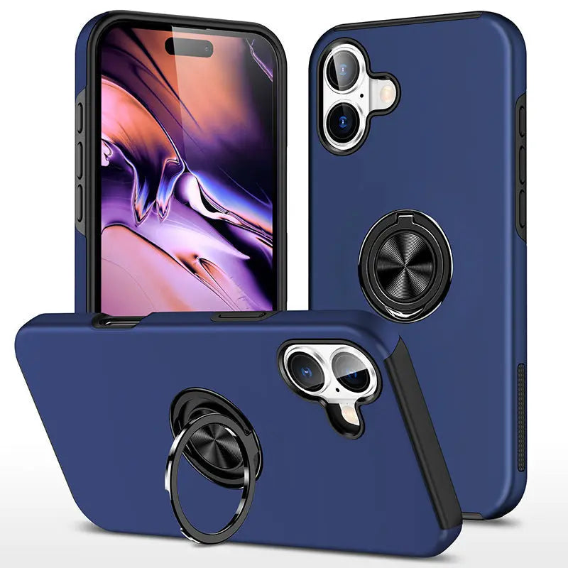 Entronix Apple iPhone 16 Plus Case - 360º Circular Ring Holder, - Entro Retail