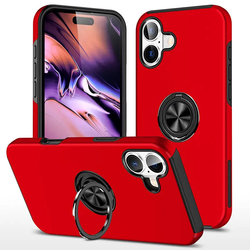 Entronix Apple iPhone 16 Case - 360º Circular Ring Holder, - Entro Retail
