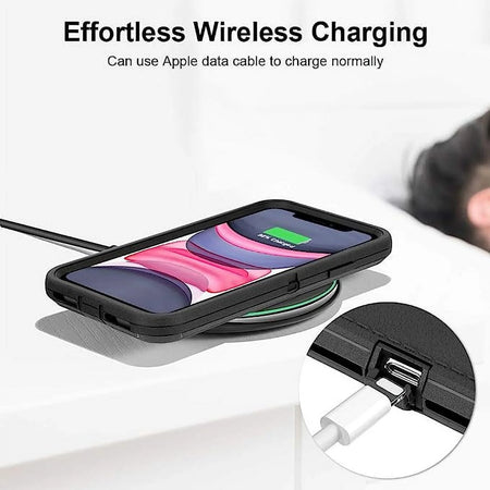 Entronix Heavy Duty Case for Apple iPhone 11 Pro - Triple Layer Bumper Cover, Protective Smartphone Accessories - Entronix