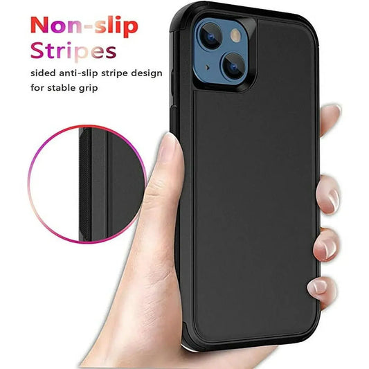 Entronix Heavy Duty Case for Apple iPhone 13 Mini - Triple Layer Bumper Cover, Protective Smartphone Accessories - Entronix