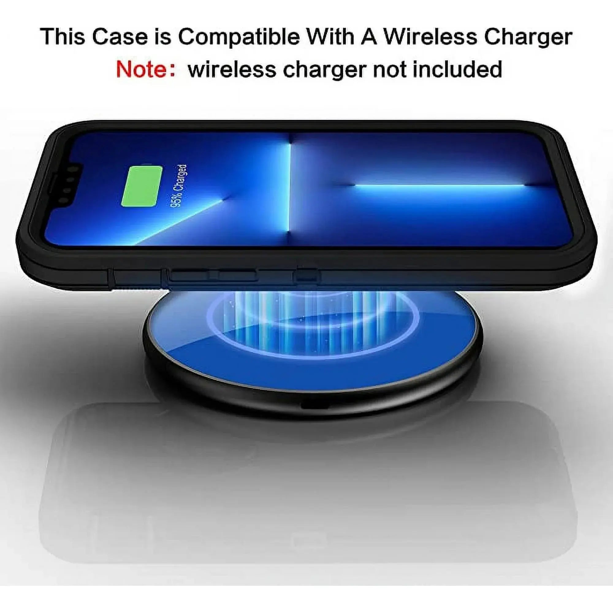 Entronix Heavy Duty Case for Apple iPhone 14 Pro Max - Triple Layer Bumper Cover, Protective Smartphone Accessories - Entronix