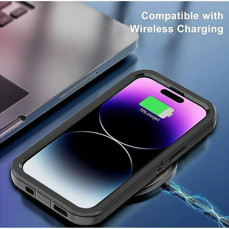 Entronix Heavy Duty Case for Apple iPhone 13 Mini - Triple Layer Bumper Cover, Protective Smartphone Accessories - Entronix