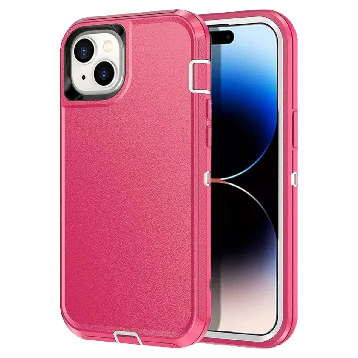 Entronix Heavy Duty Case for Apple iPhone 15 Plus - Triple Layer Bumper Cover, Protective Smartphone Accessories - Entronix