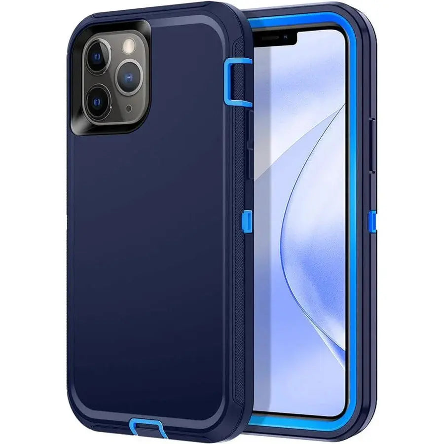 Entronix Heavy Duty Case for Apple iPhone 11 Pro Max - Triple Layer Bumper Cover, Protective Smartphone Accessories - Entronix