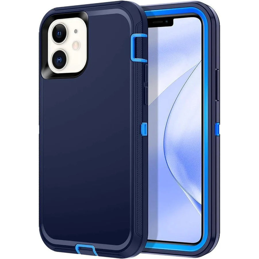 Entronix Heavy Duty Case for Apple iPhone 11 - Triple Layer Bumper Cover, Protective Smartphone Accessories - Entronix