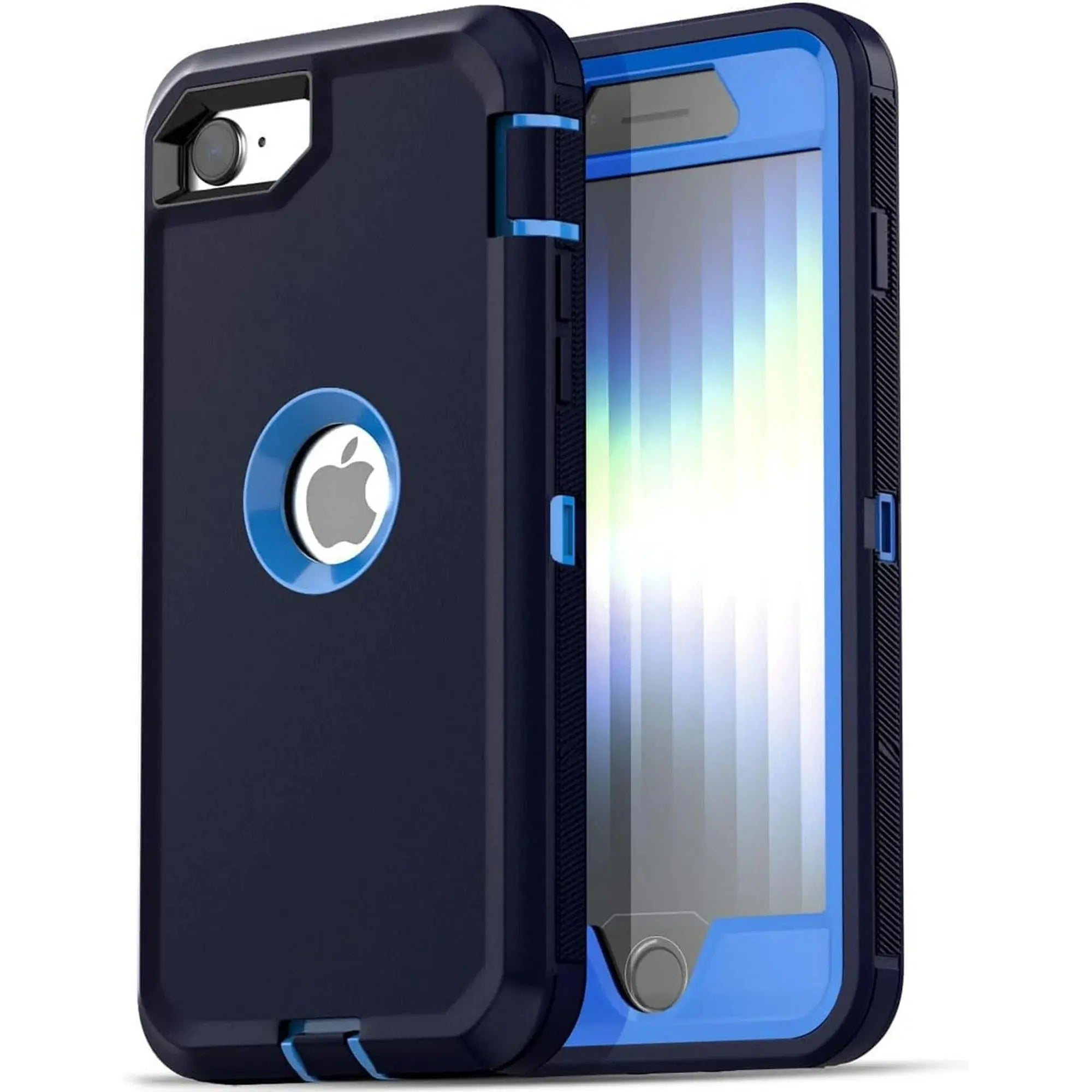 Entronix Heavy Duty Case for Apple iPhone 8 - Triple Layer Bumper Cover, Protective Smartphone Accessories - Entronix