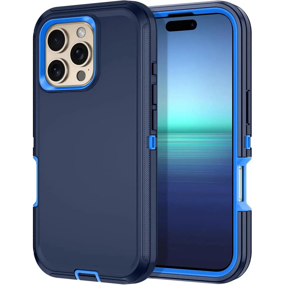 Entronix Heavy Duty Case for Apple iPhone 16 Pro - Triple Layer Bumper Cover, Protective Smartphone Accessories - Entronix