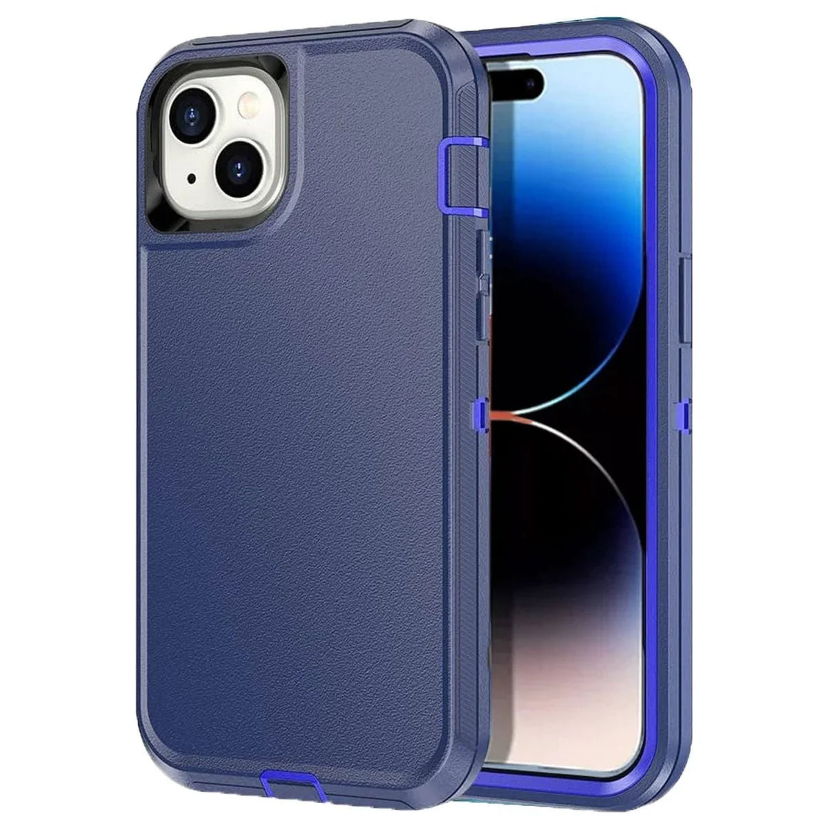 Entronix Heavy Duty Case for Apple iPhone 15 Plus - Triple Layer Bumper Cover, Protective Smartphone Accessories - Entronix