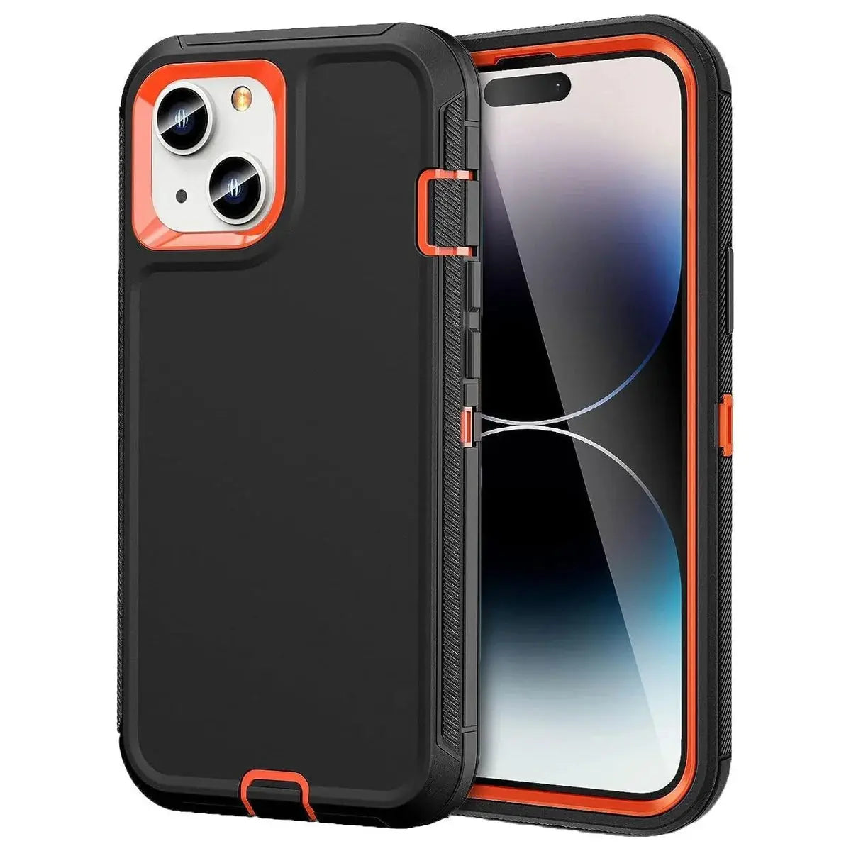 Entronix Heavy Duty Case for Apple iPhone 15 - Triple Layer Bumper Cover, Protective Smartphone Accessories - Entronix