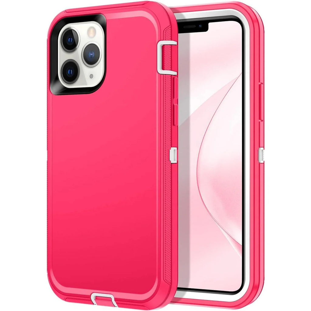 Entronix Heavy Duty Case for Apple iPhone 11 Pro Max - Triple Layer Bumper Cover, Protective Smartphone Accessories - Entronix