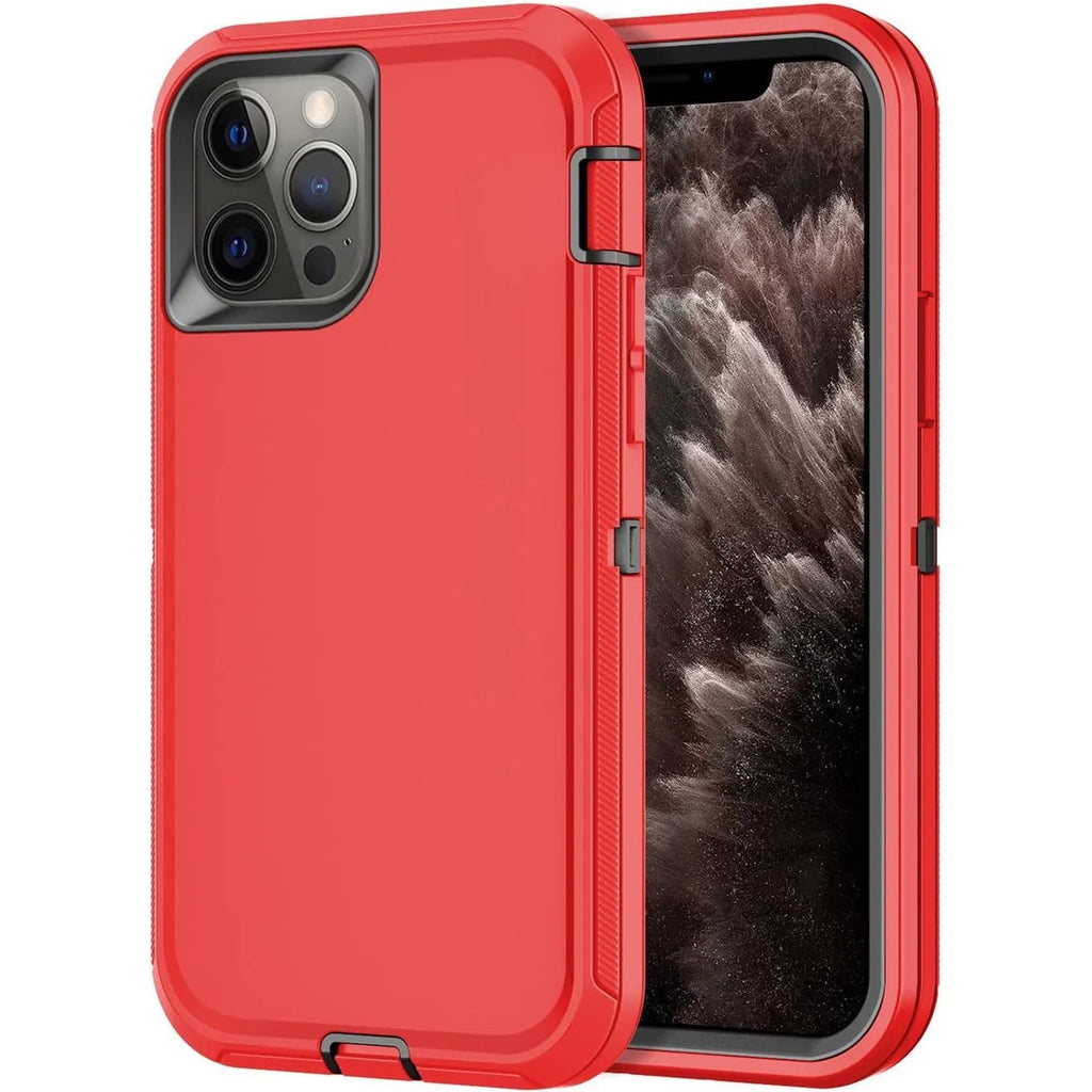 Entronix Heavy Duty Case for Apple iPhone 11 Pro Max - Triple Layer Bumper Cover, Protective Smartphone Accessories - Entronix