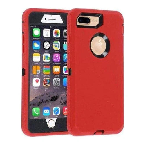 Entronix Heavy Duty Case for Apple iPhone 8 Plus - Triple Layer Bumper Cover, Protective Smartphone Accessories - Entronix