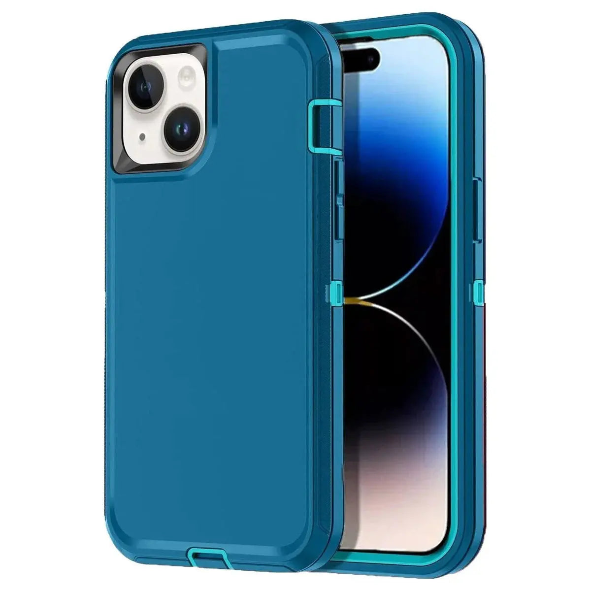 Entronix Heavy Duty Case for Apple iPhone 15 - Triple Layer Bumper Cover, Protective Smartphone Accessories - Entronix