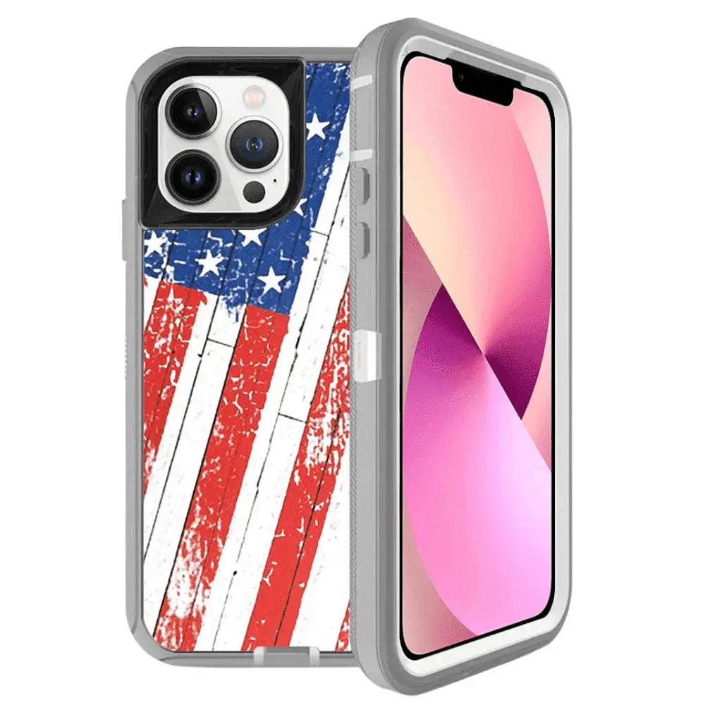 Entronix Heavy Duty Case for Apple iPhone 14 Pro Max - Triple Layer Bumper Cover, Protective Smartphone Accessories - Entronix