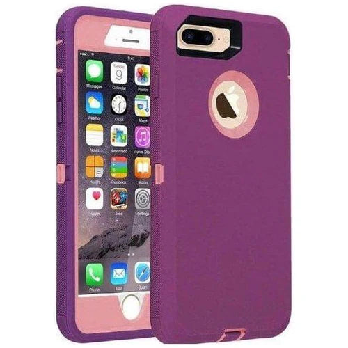 Entronix Case Compatible with iPhone 8 Plus/7 Plus - Triple-Layer Heavy Duty Protection