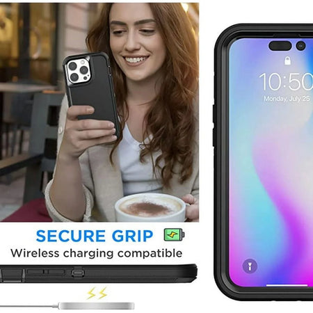 Entronix Heavy Duty Case for Apple iPhone 16 Plus - Triple Layer Bumper Cover, Protective Smartphone Accessories - Entronix