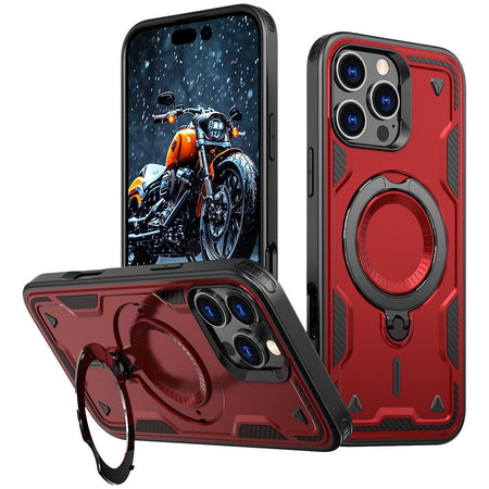 Entronix Apple iPhone 16 Pro Max [Magnetic-Compatible] Case - Armor Ring, - Entro Retail