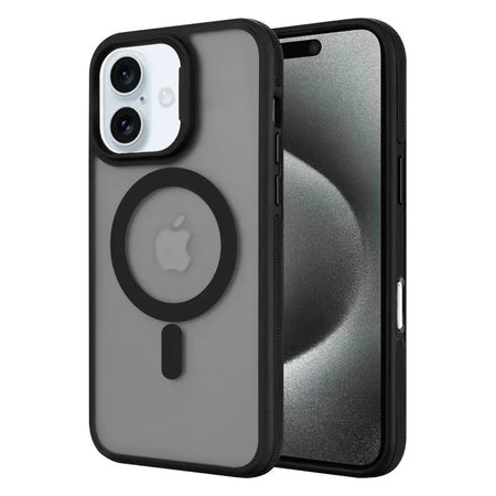 Entronix Heavy Duty Slim Phone Case Compatible with Magsafe for Apple iPhone 16 Plus Magnetic Case, Shockproof Translucent Matte Case - Entro Retail
