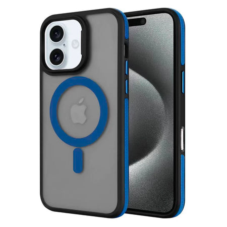 Entronix Heavy Duty Slim Phone Case Compatible with Magsafe for Apple iPhone 16 Plus Magnetic Case, Shockproof Translucent Matte Case - Entro Retail