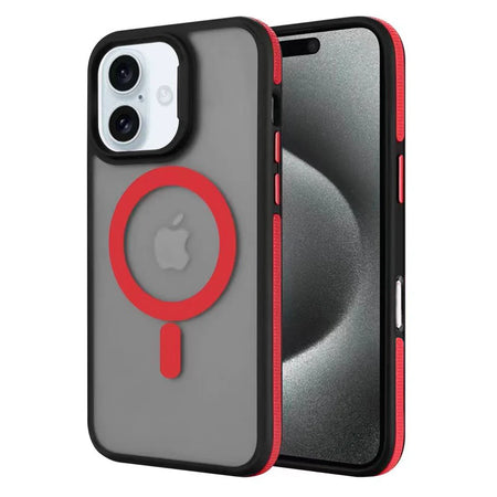 Entronix Heavy Duty Slim Phone Case Compatible with Magsafe for Apple iPhone 16 Plus Magnetic Case, Shockproof Translucent Matte Case - Entro Retail