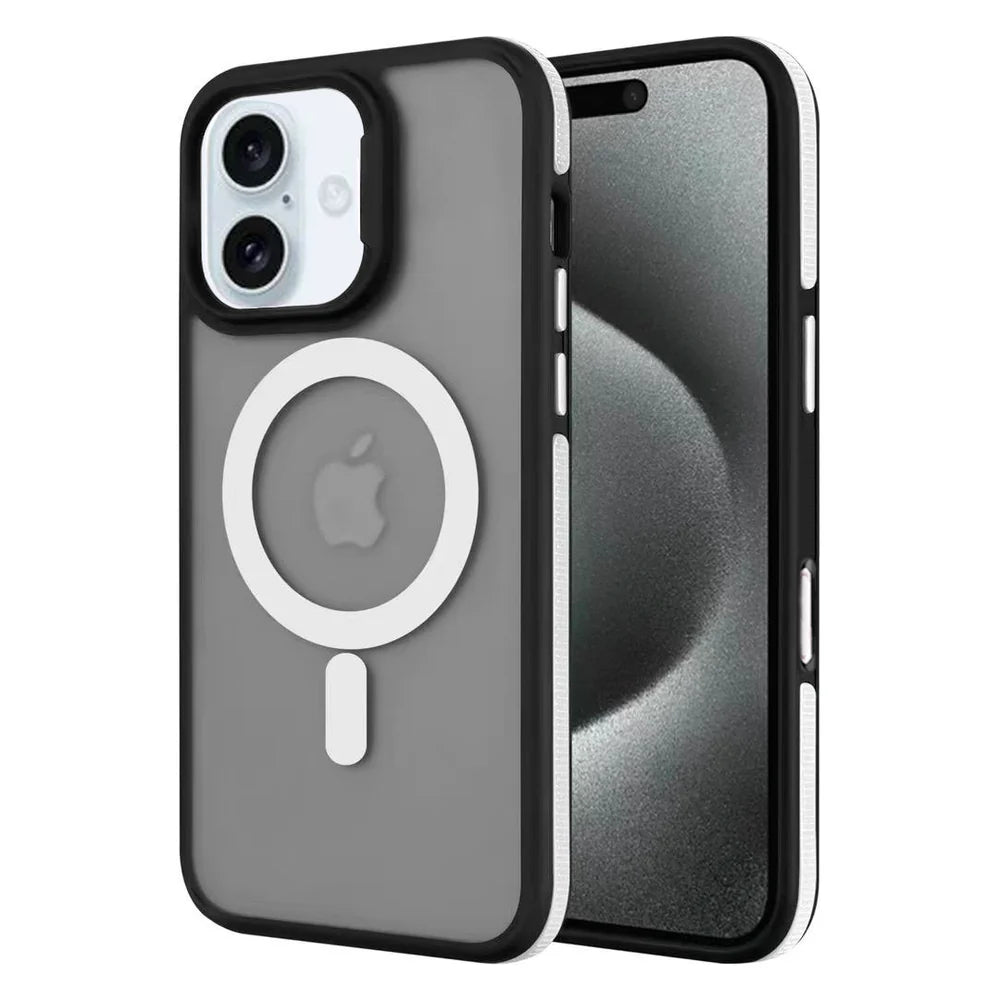 Entronix Heavy Duty Slim Phone Case Compatible with Magsafe for Apple iPhone 16 Plus Magnetic Case, Shockproof Translucent Matte Case - Entro Retail