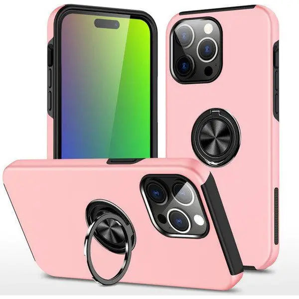 Entronix Case Compatible with iPhone 15 Pro Max - 360º Circular Ring Gripstand - Entronix