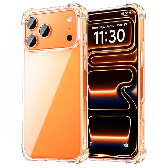 Entronix Case Compatible with iPhone 17 Pro Max - [Hard Back] Clear Cover